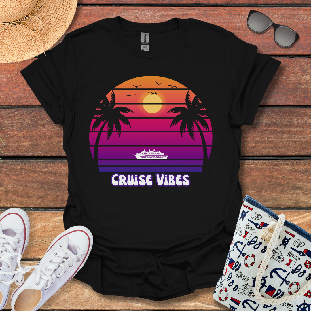 Cruise Vibes Palm Trees T-shirt