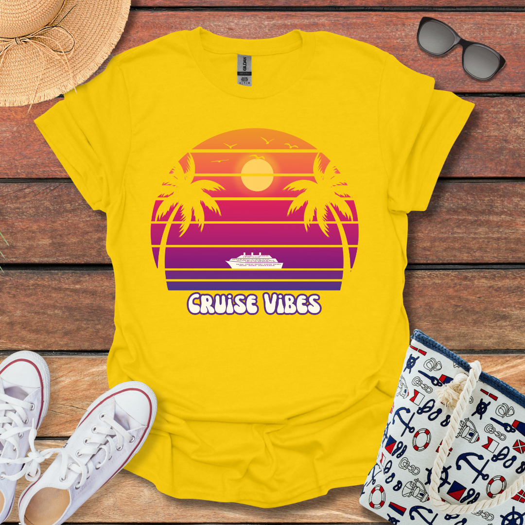 Cruise Vibes Palm Trees T-shirt