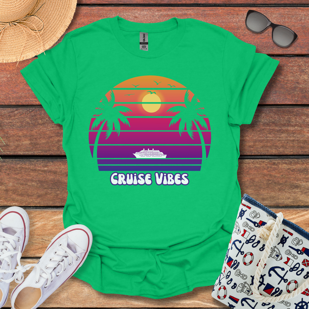 Cruise Vibes Palm Trees T-shirt