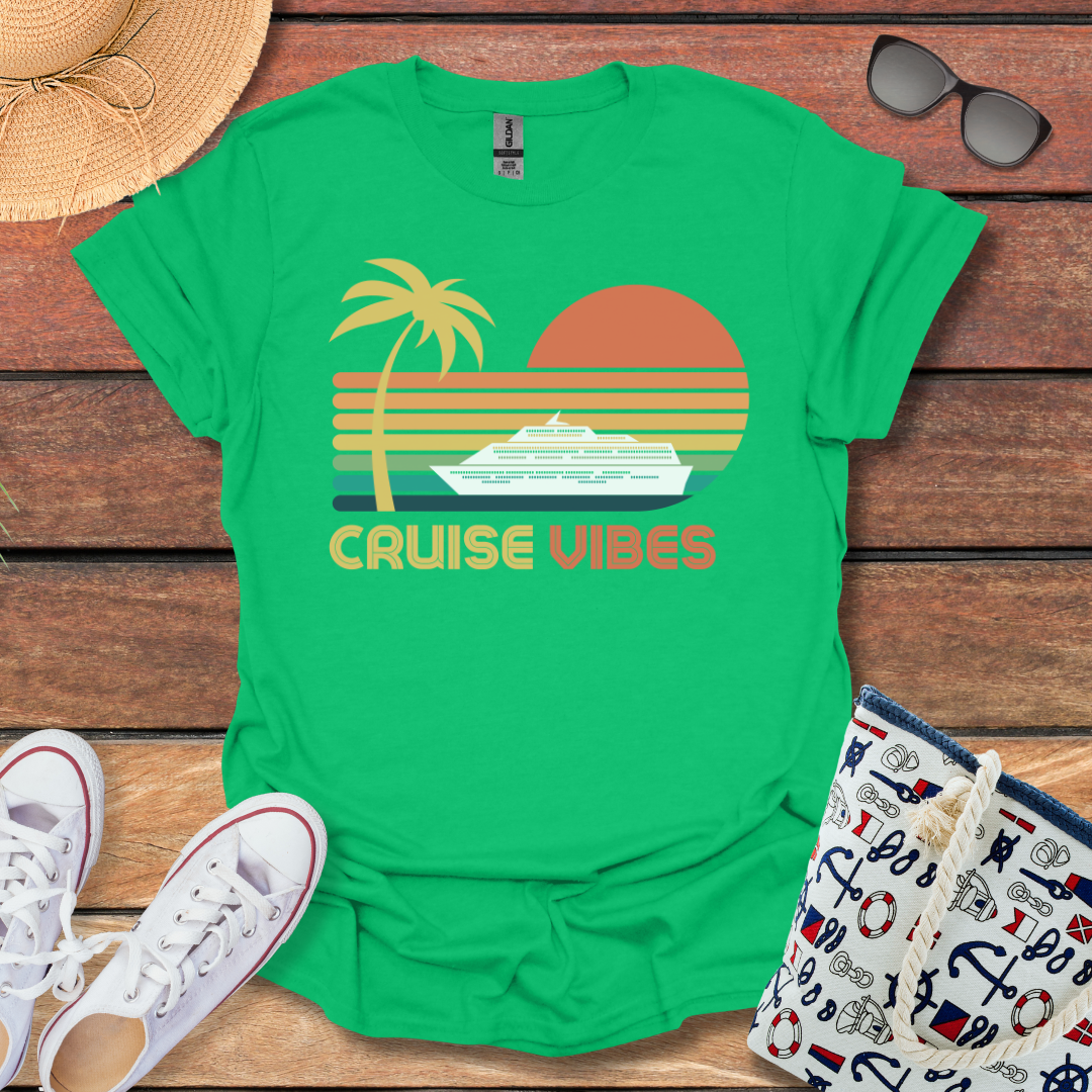 Cruise Vibes Tropical Sunset T-shirt