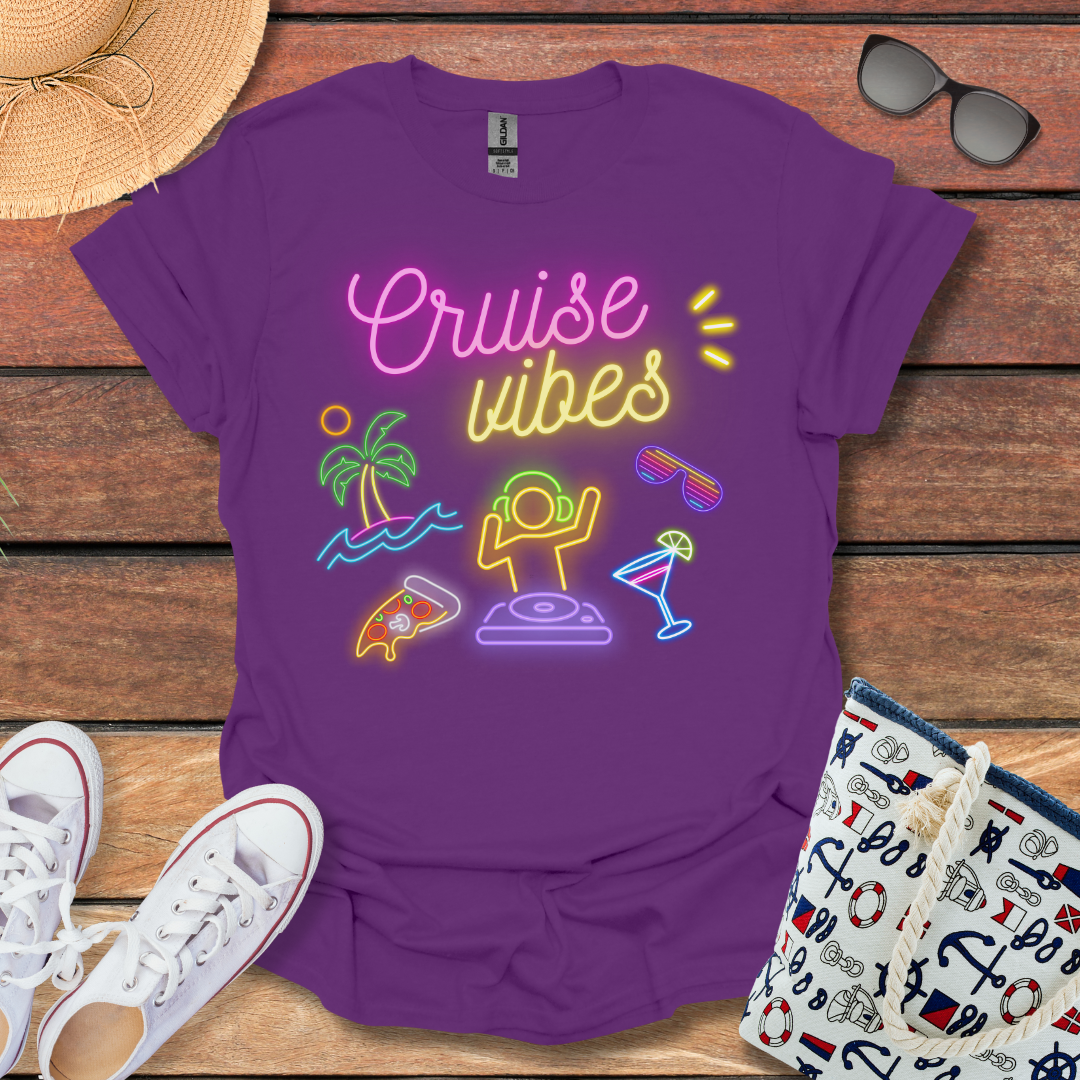 Cruise Vibes Neon T-shirt