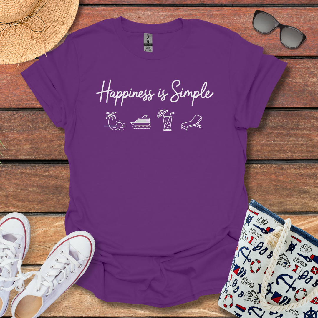 Happiness is Simple T-shirt