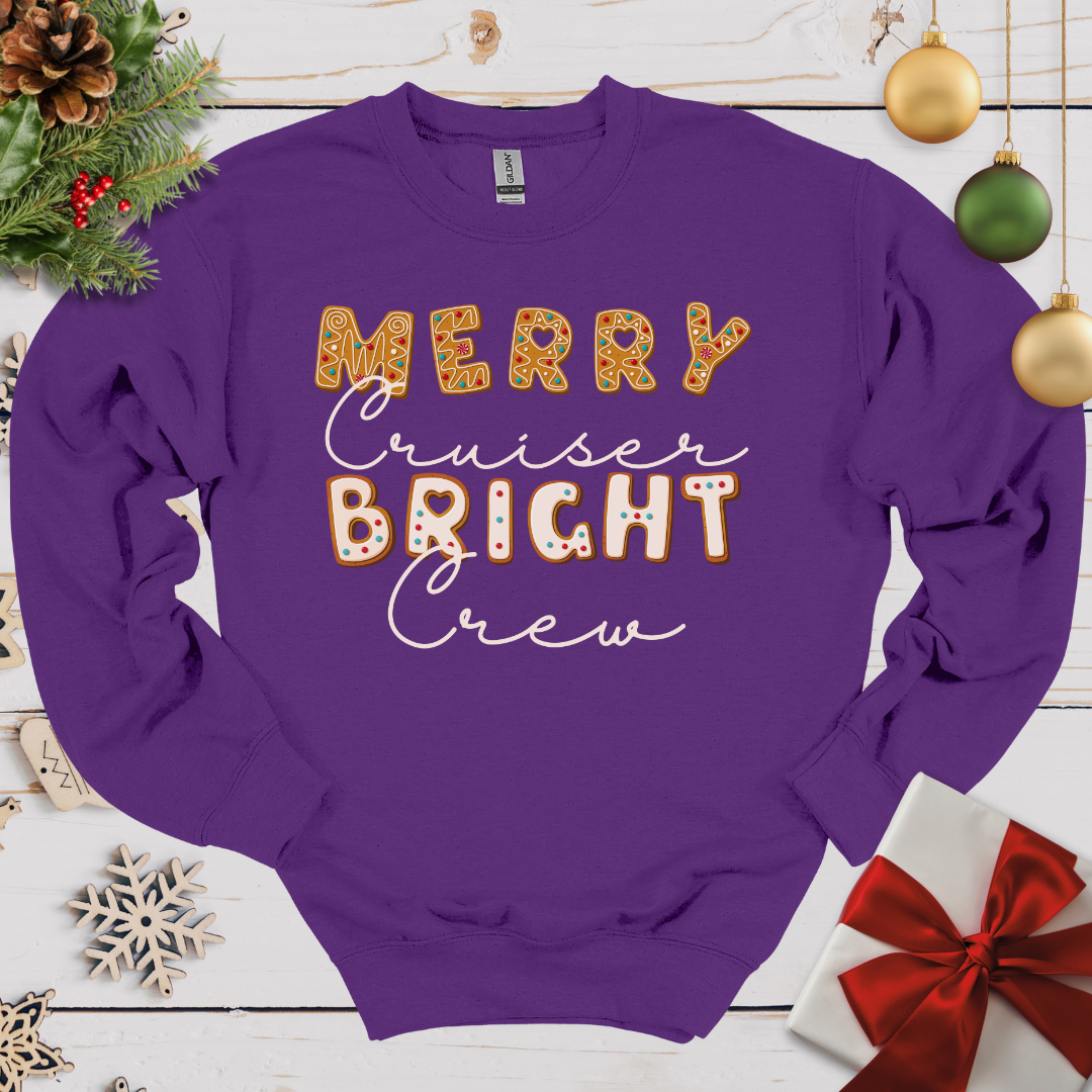 Merry Cruiser Bright Crew Cookies Sweatshirt