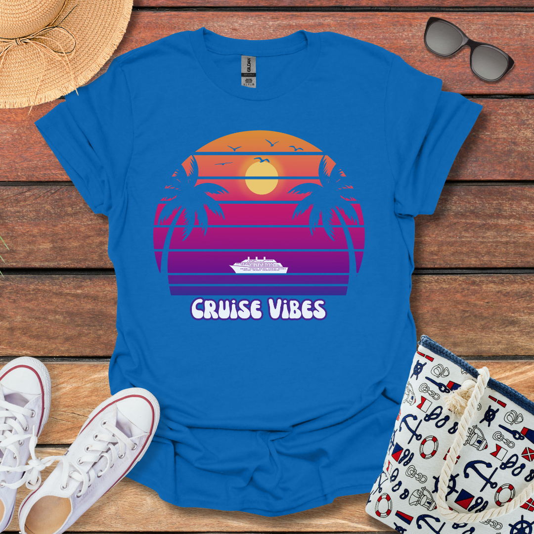 Cruise Vibes Palm Trees T-shirt