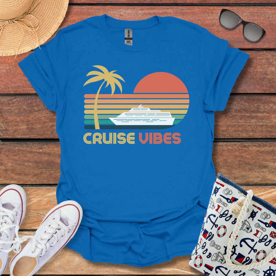 Cruise Vibes Tropical Sunset T-shirt