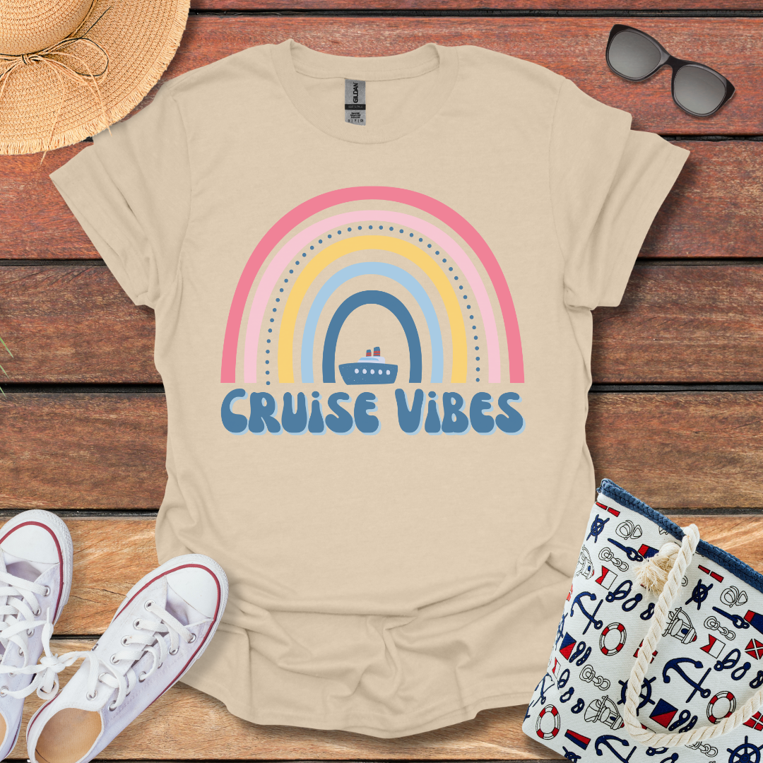 Rainbow Cruise Vibes T-shirt