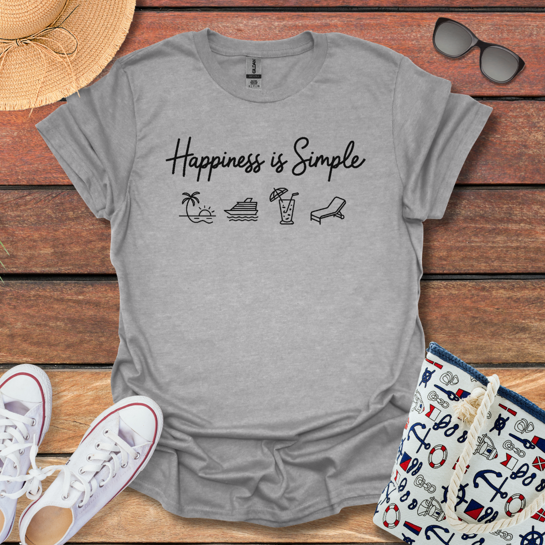 Happiness is Simple T-shirt