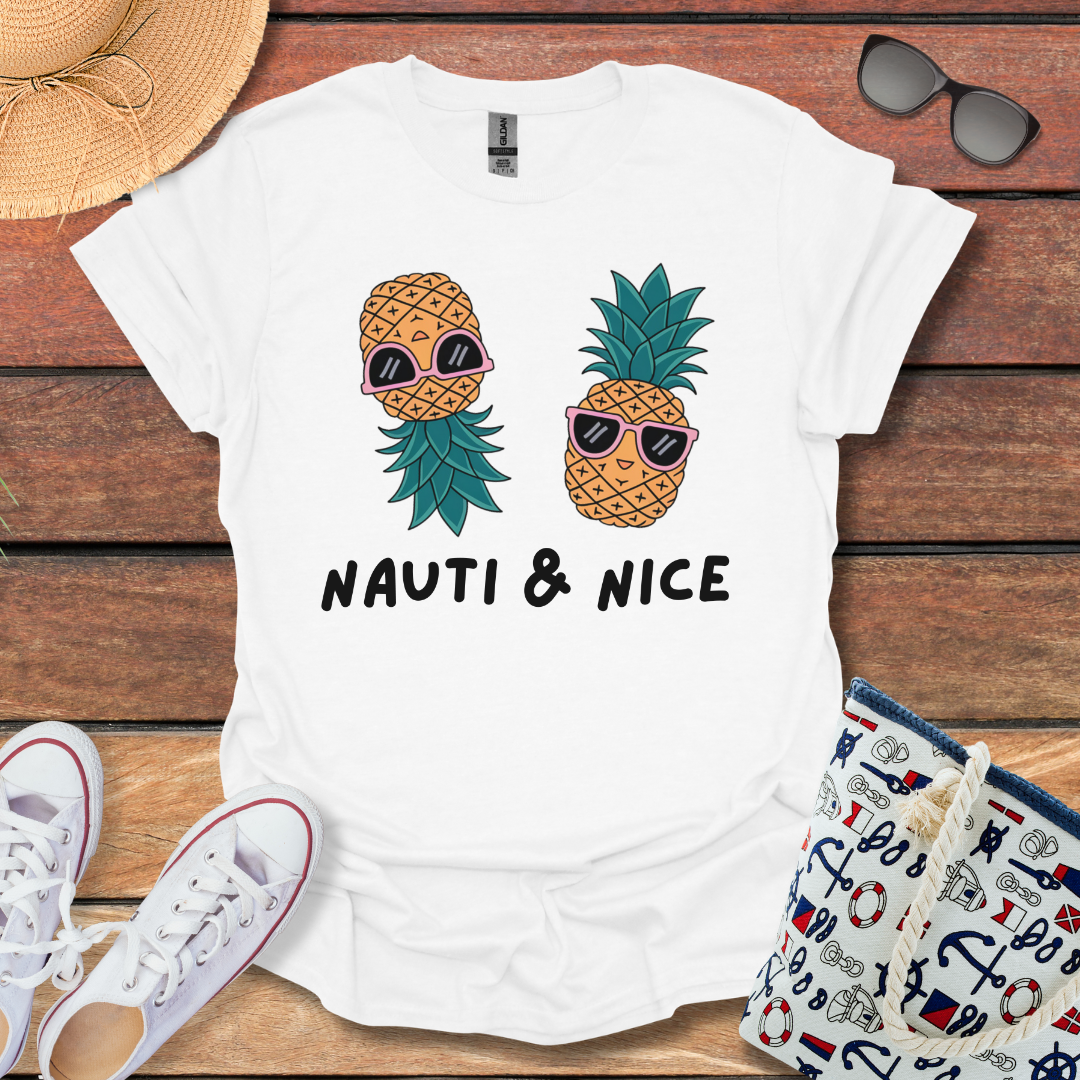 Nauti & Nice Pineapples T-shirt